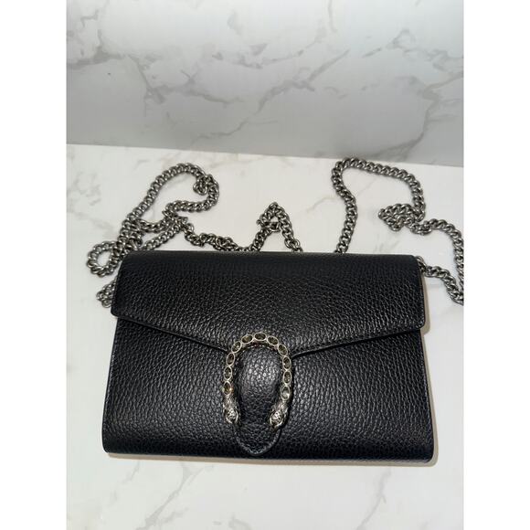 Gucci Dionysus WOC in Black Leather - Excellent Condition - Picture 1 of 6